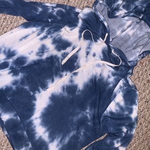 cropped stretchy hoodie